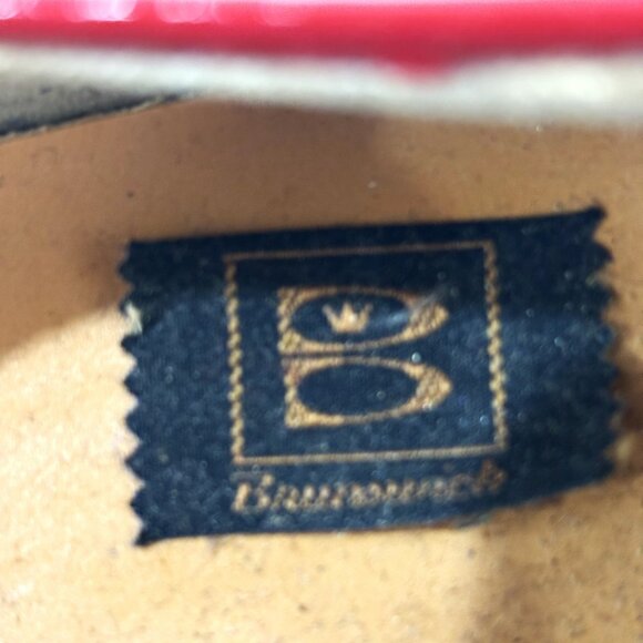 Brunswick Bowling 50’s Style Saddle Shoes Red Blue VTG - Picture 12 of 15